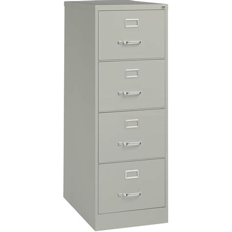 lorell vertical filing cabinet 18 file file steel gray|Lorell 4.